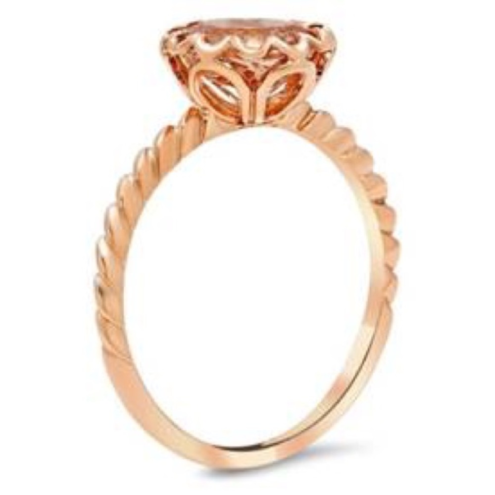 Morganite ring - Picture 2 of 3